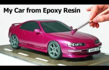 Zbudował samochód z żywicy epoksydowej