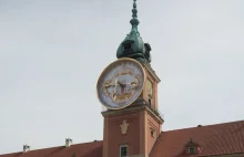 Nowy zegar na Zamku Królewskim w Warszawie