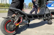 Policjanci skontrolowali użytkowników hulajnóg elektrycznych.Posypały się mandat