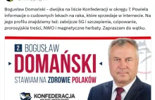Następny szur: Bogusław Domański - DWÓJKA na liście Konfederacji w okręgu 7