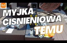 TEMU - myjka ciśnieniowa i szczotka obrotowa