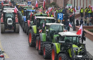 Policja użyła gazu przeciwko rolnikom