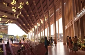 Francja buduje supernowoczesny dworzec. Będzie niemal w całości z drewna!