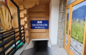 Właściciel toalety grozy w Zakopanem przedstawia wyliczenia i zapowiada podwyżkę