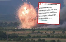 Eksplozja w w fabryce fajerwerków w Bułgarii [Film]