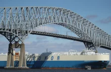 Statek uderzył w most Francis Scott Key w Baltimore