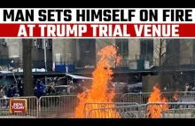 Dwa dni temu Maxwell Azzarello podpalił się na wiecu Trumpa w Manhattanie