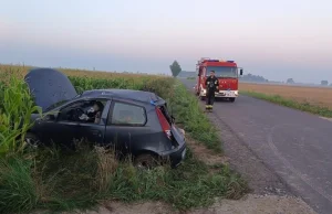 Śmiertelny wypadek na prostej drodze. Nie żyje 32-latek