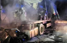 Podpalili ciężarówkę
