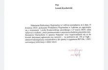 Umorzenie śledztwa wobec Romana Giertycha tajne/poufne