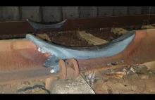 "Lokomotywa stopiła szyny"