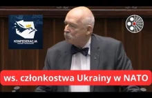 Janusz Korwin-Mikke - ws. członkostwa Ukrainy w NATO