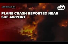 Live: Katastrofa samolotu na lotnisku w Louisville (USA)