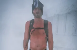 Mistrz świata w piłce nożnej wszedł na Śnieżkę. Bez koszulki