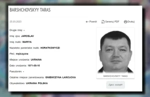 Taras Barszczowski jest ścigany listem gończym. Zarabia w Polsce