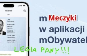 Minister Cyfryzacji chce dodać streaming meczy do mObywatela. Dlaczego to zły