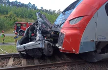 Tragiczne zdarzenie na przejeździe kolejowym