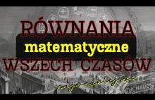 Równania matematyczne wszech czasów