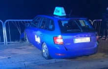 Pijana kierująca taxi uciekała przed policją.