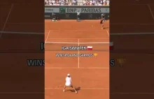 IGA SWIATEK WINS ROLAND GARROS 2023 #shorts