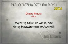 Cezary Pazura z oficjalną nominacją do Biologicznej Bzdury Roku 2024
