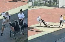 Pobił kobietę za bluzę Wisły Kraków. Szokujące sceny zarejestrował monitoring na