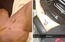 Typ zobaczył na swoim adoptowanym psie tatuaż postanowił zrobić sobie taki sam