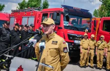 149 strażaków i 49 pojazdów wyjechało dziś do walki z pożarami lasów w Grecji