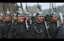 Niemcy 1914 [ HD Kolor] Przyjazd żołnierzy do miejscowości Wetzlar