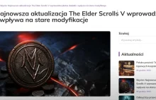 Bethesda aktualizację uwaliła wszystkie mody!