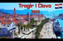 Trogir 2025 i wyspa Čiovo spacer po zabytkowym centrum i kąpiel w morzu