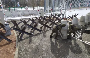 Nowe umocnienia na granicy polsko-białoruskiej.