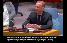 Max Blumenthal - Wystąpienie przed Radą Bezpieczeństwa ONZ na temat wojny na Ukr