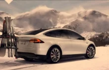 Polska "zima", Tesla X, 90km/h, bez ogrzewania xd