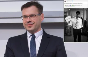 Michał Karnowski: "ordynarny fotomontaż". Ale to jego prawdziwe zdjęcie.