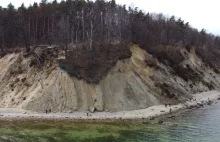 Gdynia: Osunęła się kilkumetrowa część klifu w Orłowie [WIDEO] - esopot.pl