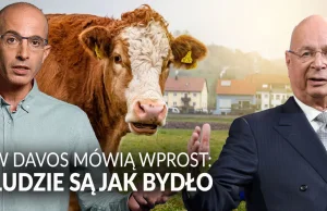 W DAVOS MÓWIĄ WPROST: LUDZIE SĄ JAK BYDŁO. I MOŻNA NIMI STEROWAĆ!