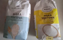 Techniczne wypieki z mąki tortowej - z marketów (biedronka i Netto)
