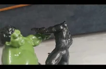 Walki Figurek Marvel! Action Figures Fight! Hulk Vs Black Panther