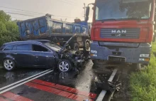 Poranny wypadek na DW307 w gminie Opalenica. Sprawca miał blisko 2.5 promila