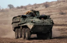 Transportery Stryker na Ukrainie trafił do elitarnych wojsk desantowo-szturmowyc