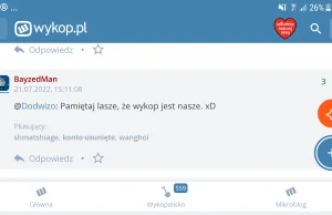 Pamiętaj Lasze, że Wykop jest nasze"