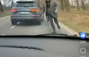 Sołtys Kątów Rybackich pobił kierowcę za to, że ten mu mrugał!