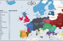 Historia rozmieszczenia ludów w Europie.