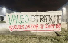 Strajk pracowników w firmie Valeo