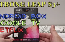 Strong LEAP S3+ /Android Box TV z Google TV pod Netflix i nie tylko - ...