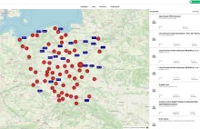85 000 cen ofertowych z dane.gov.pl na mapie