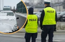 "Czołgista" nie odśnieżył auta i tłumaczył się policji