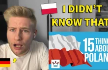 Niemiec reaguje na 15 rzeczy, których nie wiedział o Polsce.