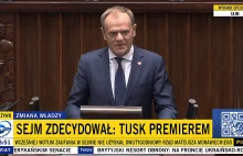Sejm zdecydował: Donald Tusk premierem